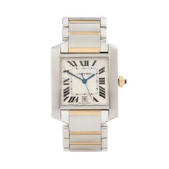2010's Cartier Tank Francaise Steel & Yellow Gold 2302 or W51005Q4 Wristwatch