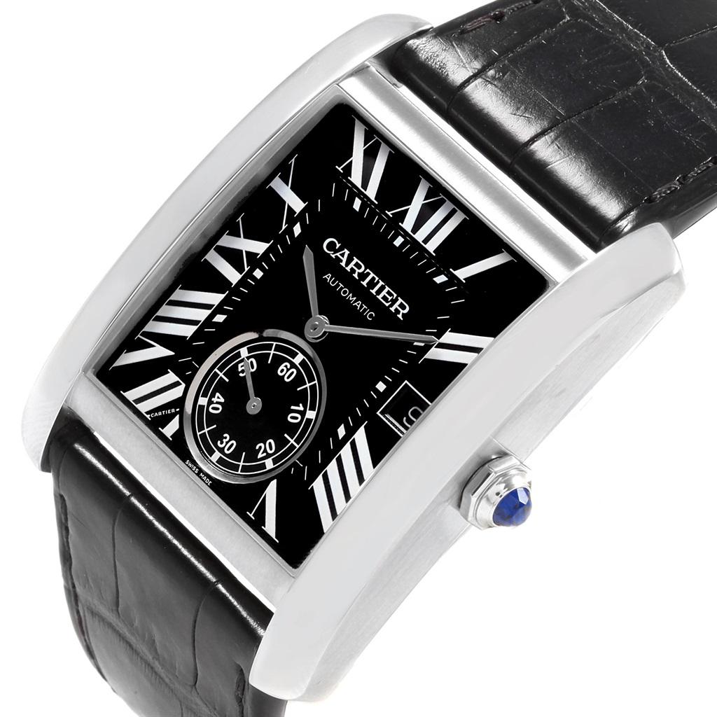 Cartier Tank MC Black Dial Automatic Men's Watch W5330004 Box Papers 4