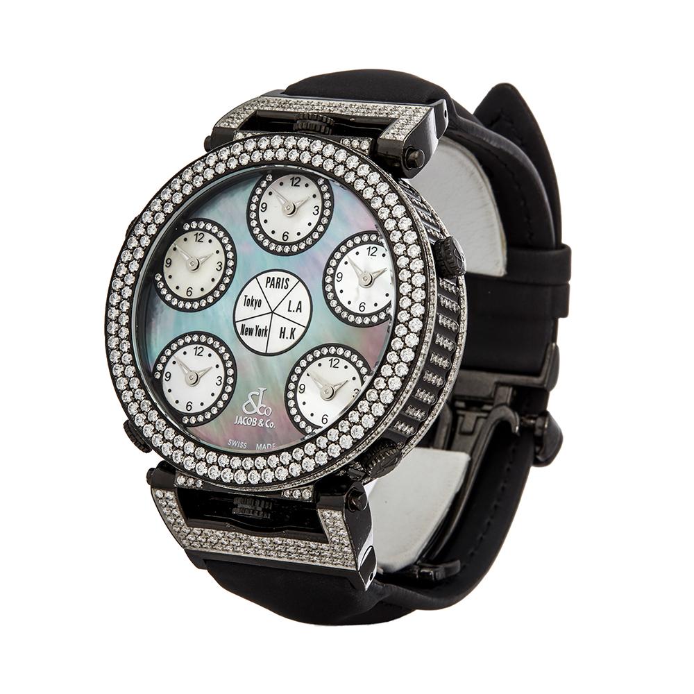 Women's or Men's 2010's Jacob & Co. JCLDC Limited Edition Diamonds Other JC-LG3DC Wristwatch