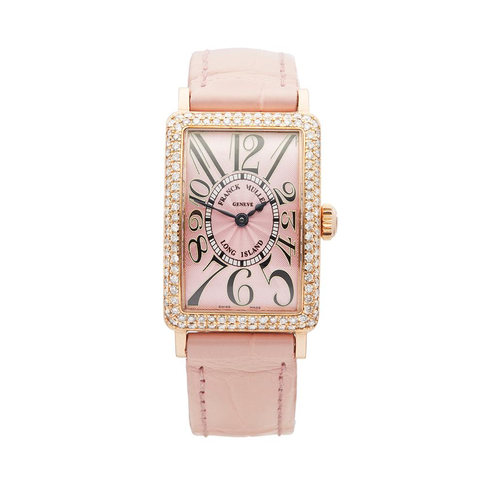 2000's Franck Muller Long Island Lady Rose Gold 900.QZ.D Wristwatch