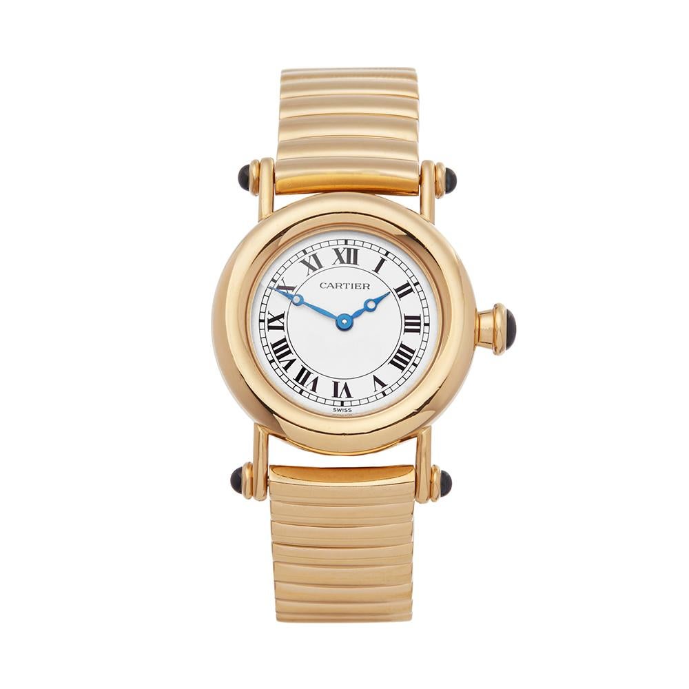 1996 Cartier Diablo Yellow Gold W15158M1 Wristwatch