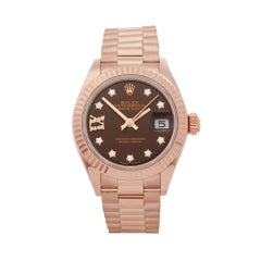 2015 Rolex Datejust Rose Gold 279175 Wristwatch