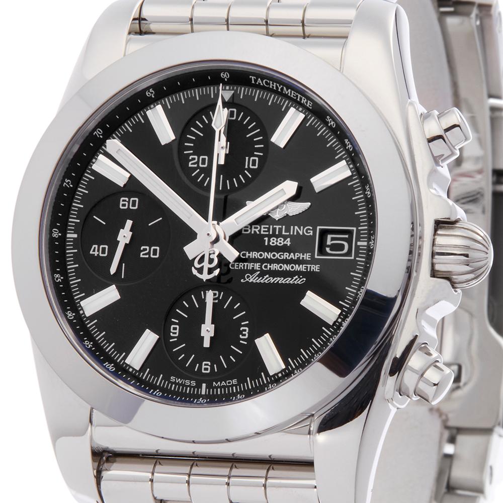 Contemporary 2018 Breitling Chronomat SleekT Stainless Steel W1331012/BD92 Wristwatch
 *
 *Complete with: Box, Manuals & Guarantee dated 2018
 *Case Size: 38mm
 *Strap: Stainless Steel
 *Age: 2018
 *Strap length: Adjustable up to 20cm. Please note