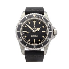 Vintage 1962 Rolex Submariner Gilt Gloss Meters First Dial Pointed Crown Guards