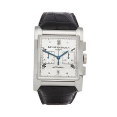 2015 Baume & Mercier Hampton Chronograph Stainless Steel MOA10032 Wristwatch