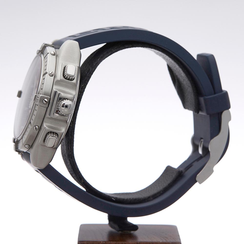Men's 2004 Breitling Crosswind Big Date Chronograph Stainless Steel Wristwatch