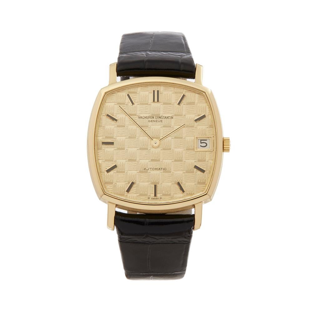 1979 Vacheron Constantin Vintage Yellow Gold 7390 Wristwatch