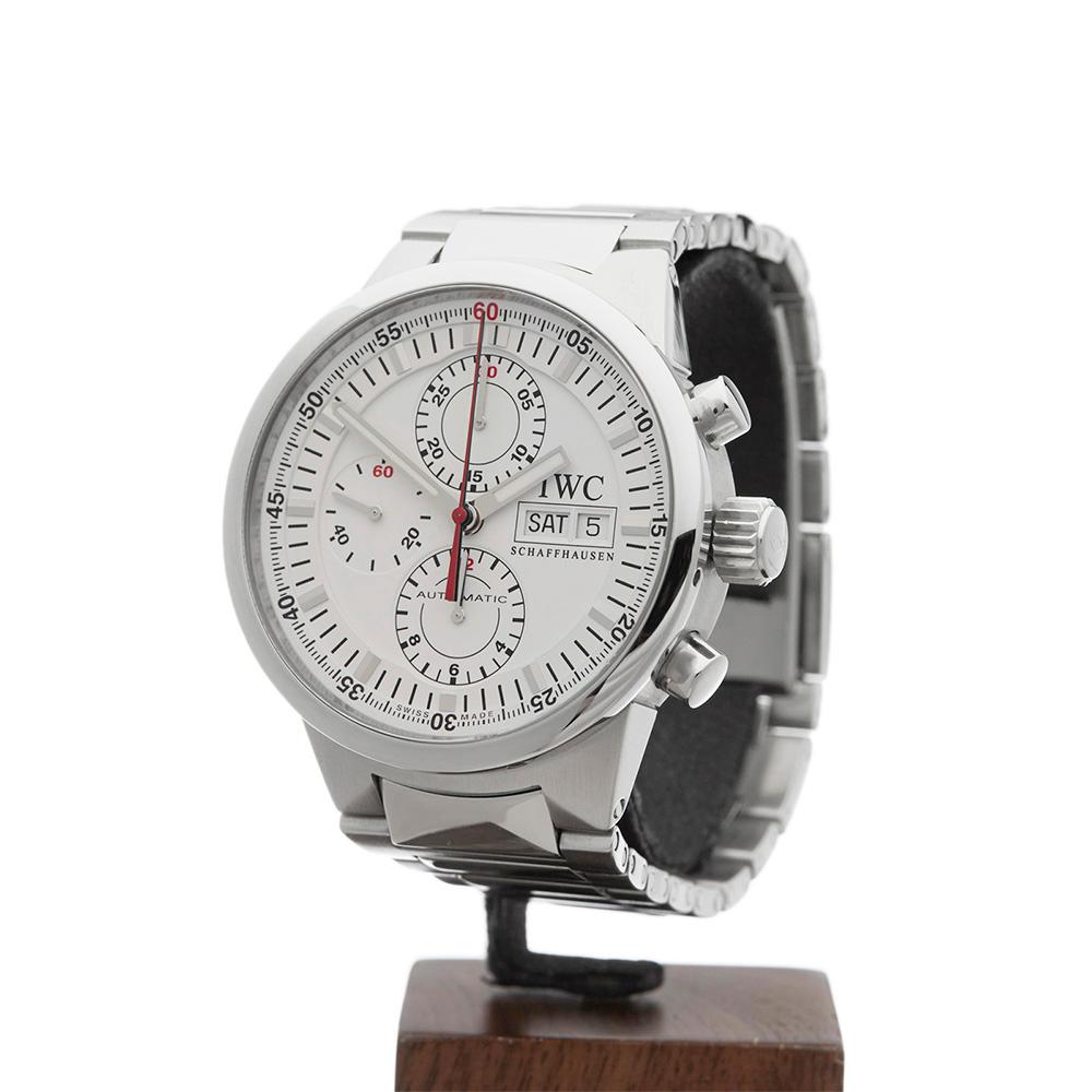 Contemporary 2000's IWC GST Rattrapante Chronograph Stainless Steel IW371523 Wristwatch
 *
 *Complete with: Box Only dated 2000's
 *Case Size: 43mm
 *Strap: Stainless Steel
 *Age: 2000's
 *Strap length: Adjustable up to 19cm. Please note we can