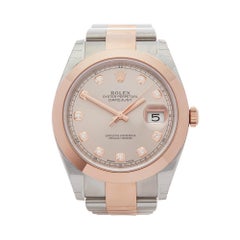 2017 Rolex Datejust 41 Steel & Rose Gold 126301 Wristwatch