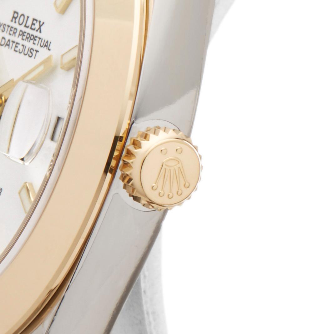 Men's 2016 Rolex Datejust Steel & Yellow Gold 126303 Wristwatch