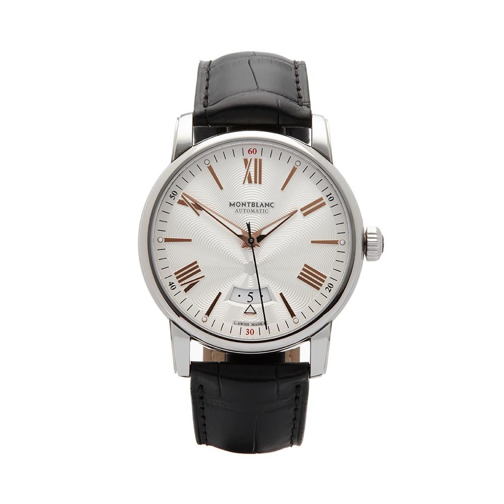 2017 Montblanc 4810 Date Stainless Steel 114841 Wristwatch