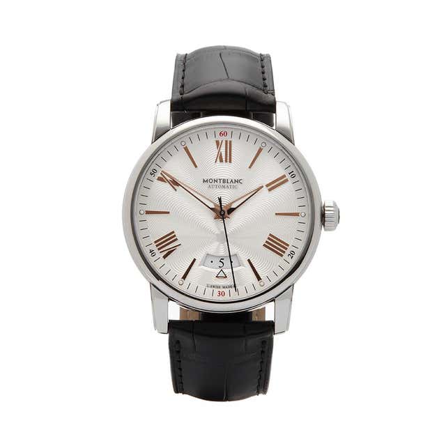 2017 Montblanc 4810 Date Stainless Steel 114841 Wristwatch For Sale at ...