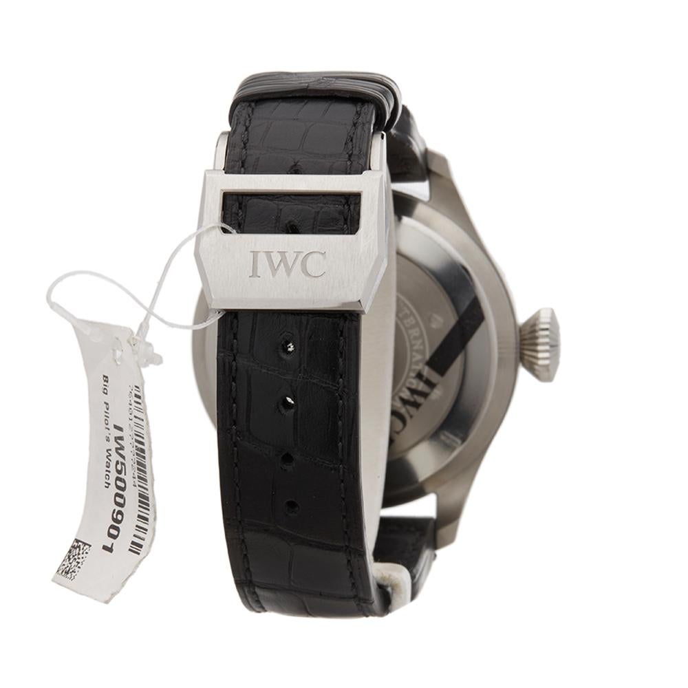 2017 IWC Big Pilot's Stainless Steel IW500901 Wristwatch 2