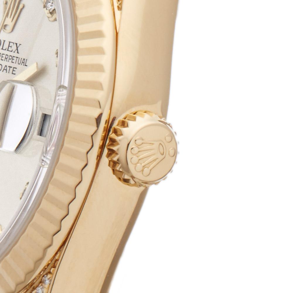 Men's 2001 Rolex Day-Date Yellow Gold 118338 Wristwatch