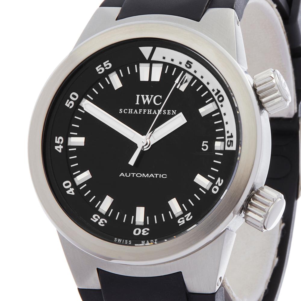 2010's IWC Aquatimer Stainless Steel IW354807 Wristwatch In Excellent Condition In Bishops Stortford, Hertfordshire