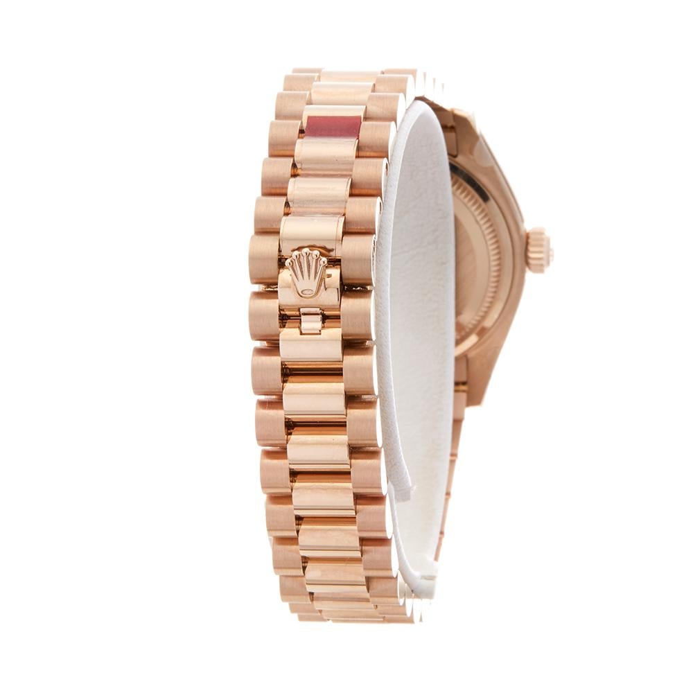2015 Rolex Datejust 28 Rose Gold 279165 Wristwatch 2