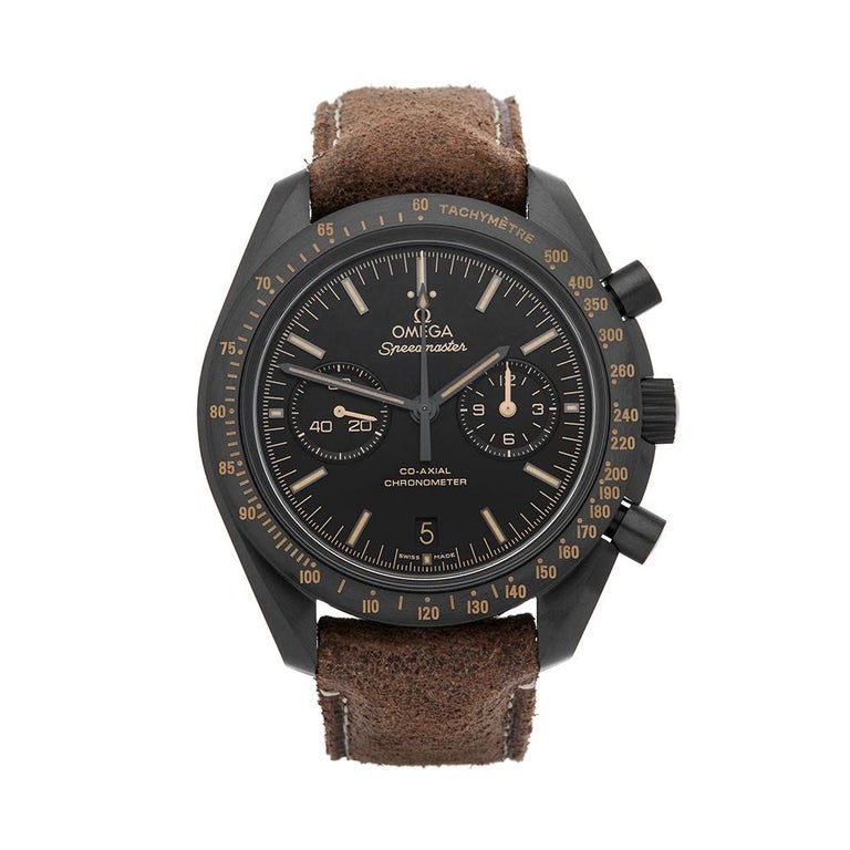2018 Omega Speedmaster Dark Side of the Moon Ceramic 31192445101006 Wristwatch at 1stDibs