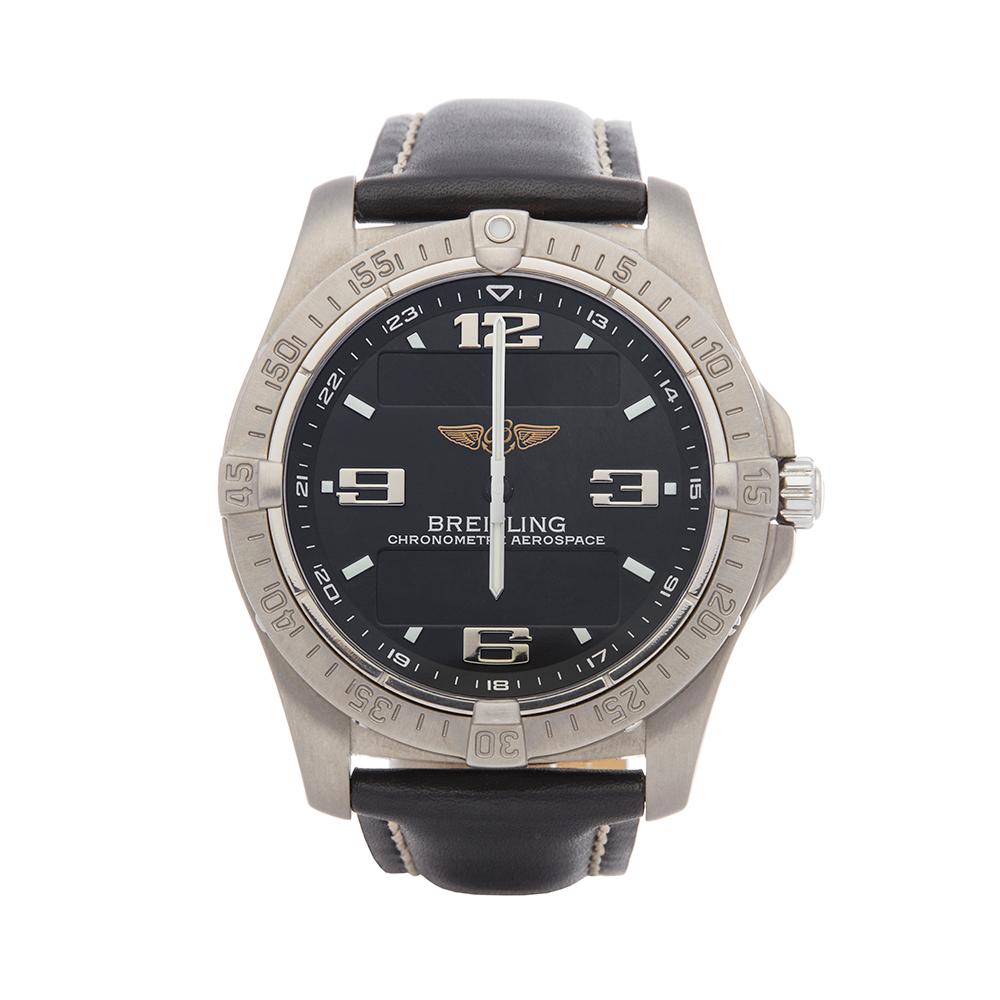 2000 Breitling Aerospace Titanium E79362 Wristwatch