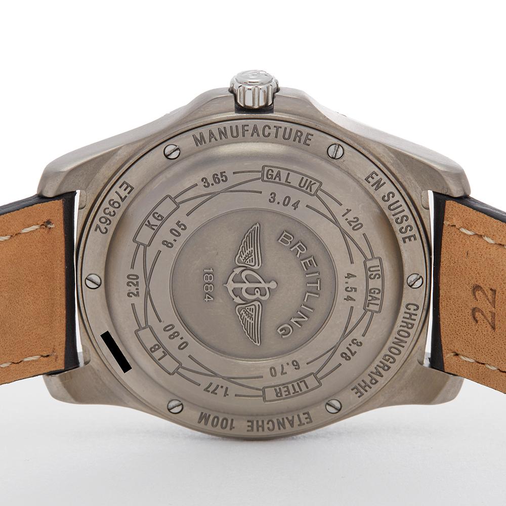 2000 Breitling Aerospace Titanium E79362 Wristwatch In Excellent Condition In Bishops Stortford, Hertfordshire