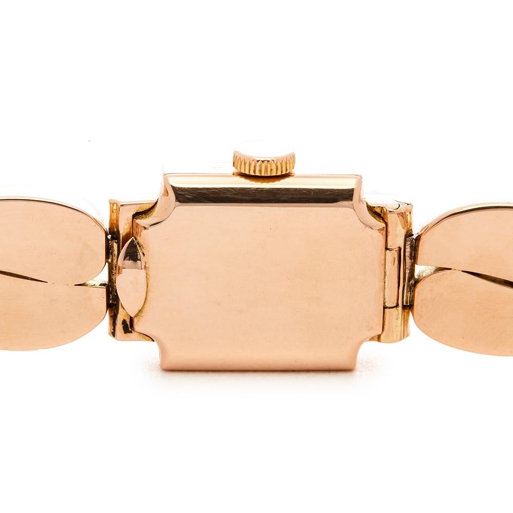 Women's 1970's Patek Philippe Vintage Rose Gold Wristwatch