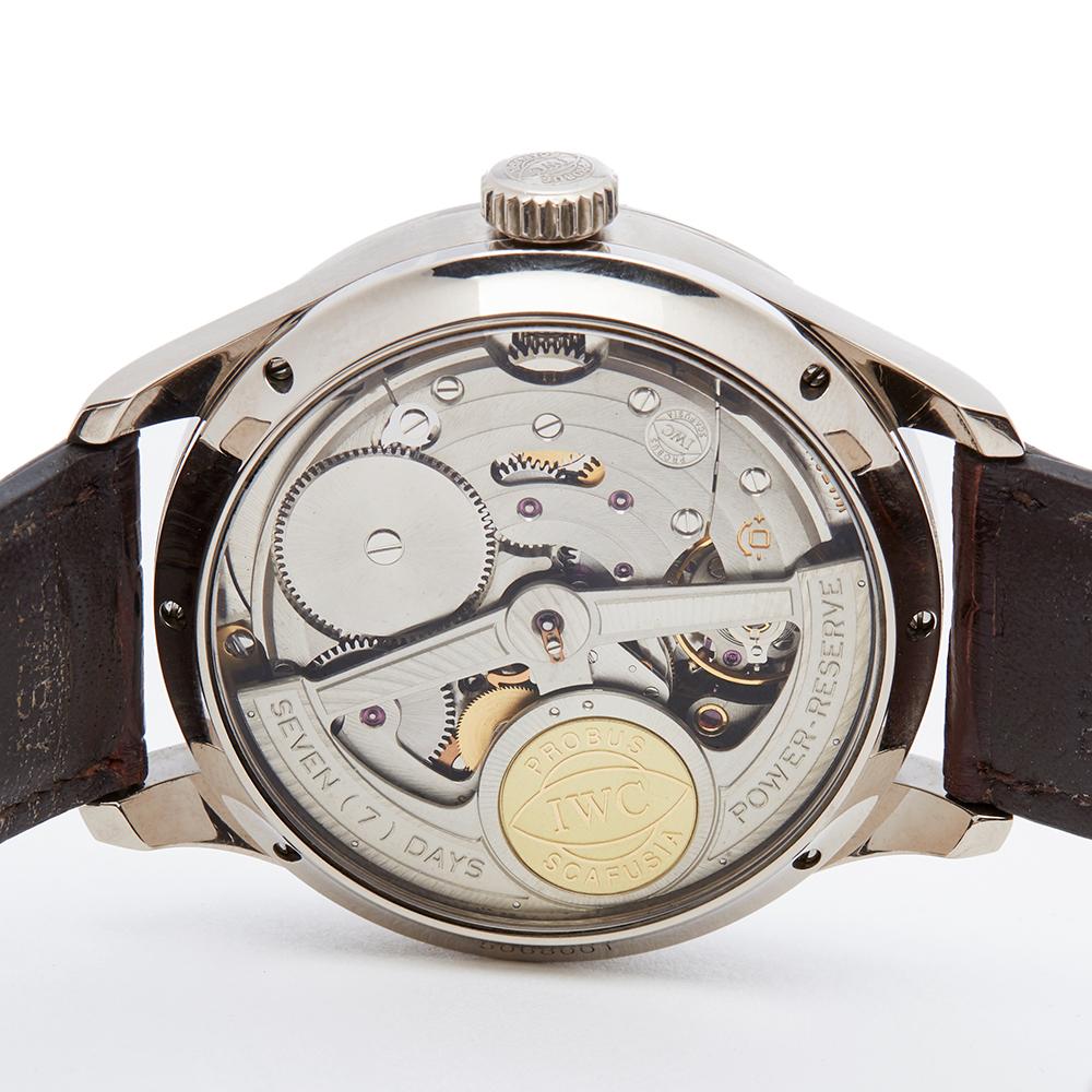 2012 IWC Pilot's Perpetual Calendar White Gold IW502307 Wristwatch In Excellent Condition In Bishops Stortford, Hertfordshire