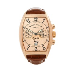 Used 2010 Franck Muller Casablanca Rose Gold 8883C CC DT Wristwatch