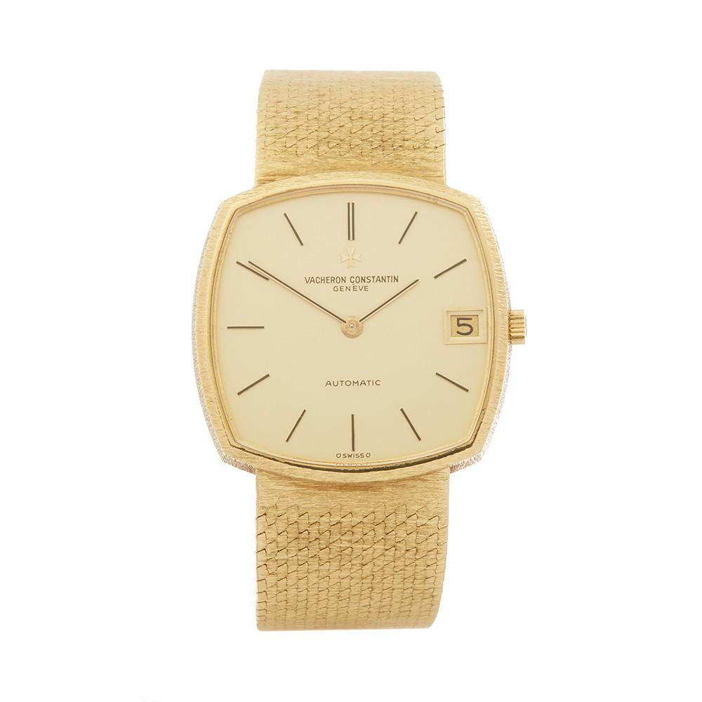 1981 Vacheron Constantin Vintage Yellow Gold 44005 Wristwatch