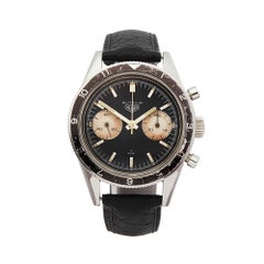 1968 Heuer Autavia Stainless Steel 3646 Wristwatch