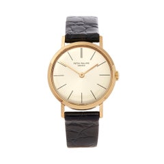 1965 Patek Philippe Calatrava Retro Yellow Gold 3442/1 Wristwatch