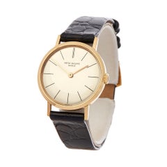 1965 Patek Philippe Calatrava Vintage Yellow Gold 3442/1 Wristwatch
