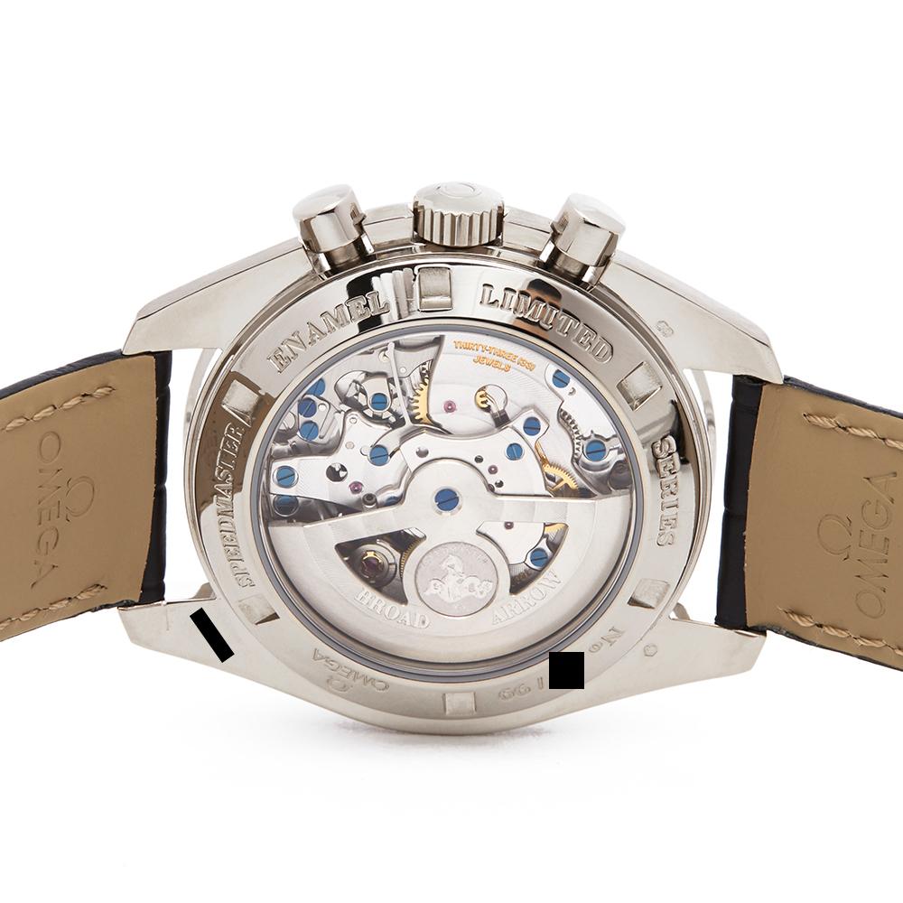 2006 Omega Speedmaster White Gold Wristwatch 1