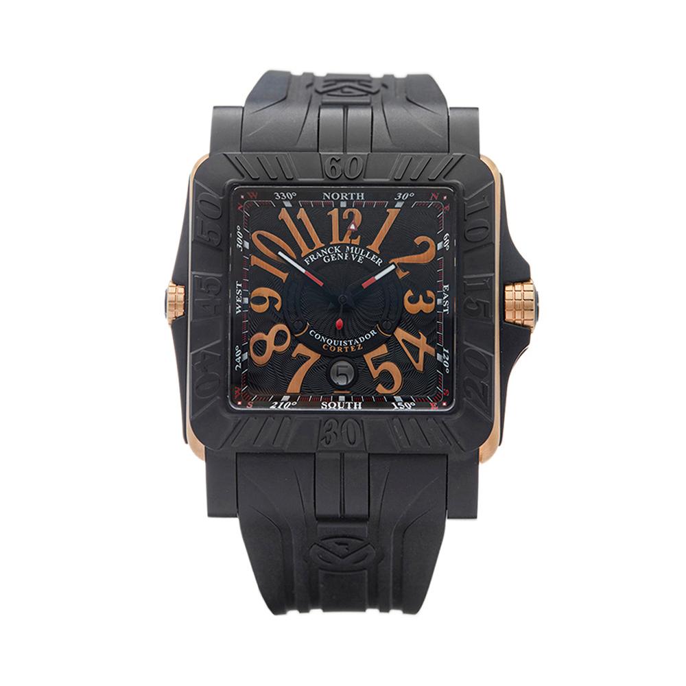 2010's Franck Muller Conquistador Cortez Grand Prix Rose Gold Wristwatch