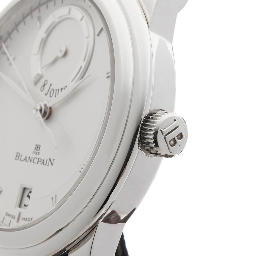 2008 Blancpain Le Brassus 8 Days Platinum 4213-3442-55B Wristwatch 2