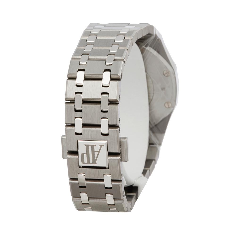 Women's 2018 Audemars Piguet Royal Oak Boutique Platinum Titanium Wristwatch