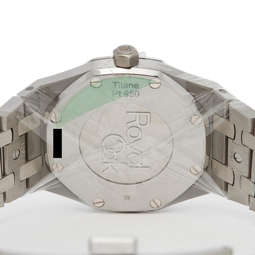 2018 Audemars Piguet Royal Oak Boutique Platinum Titanium Wristwatch 1
