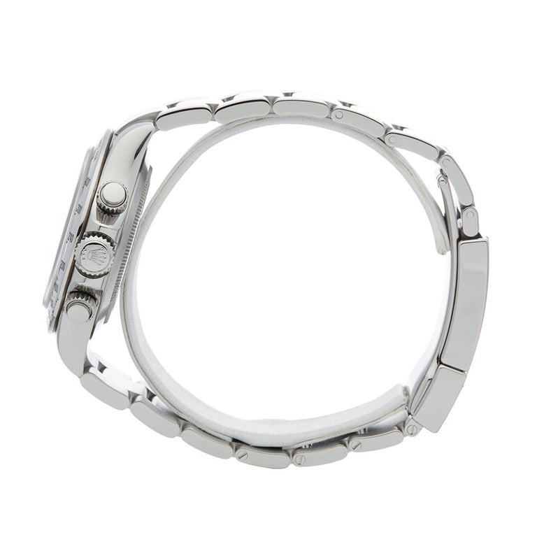 2014 Rolex Daytona Stainless Steel 116520 Wristwatch at 1stDibs