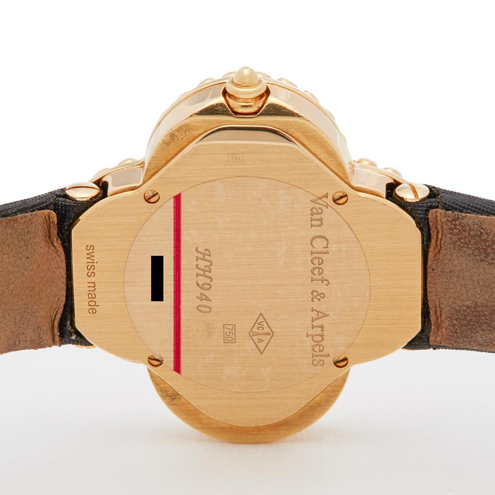 2010's Van Cleef & Arpels Alhambra Yellow Gold HH940 Wristwatch 1