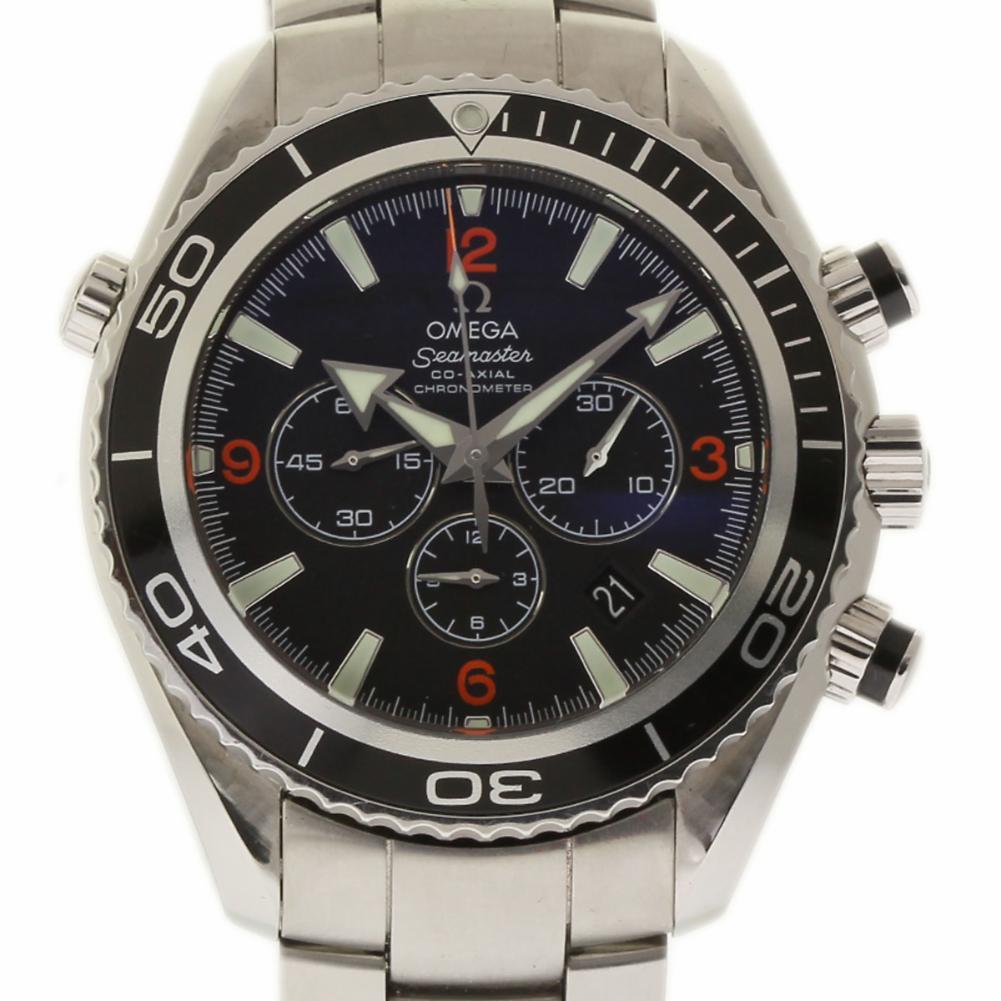 Omega Seamaster Planet Ocean Chronograph 2210.51.00 Box/Paper/2 Year Warranty For Sale