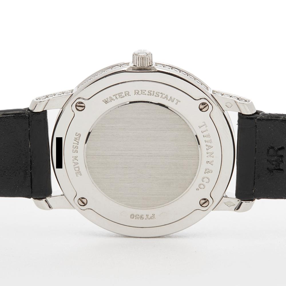 2000's Tiffany & Co Diamond Platinum Wristwatch 2