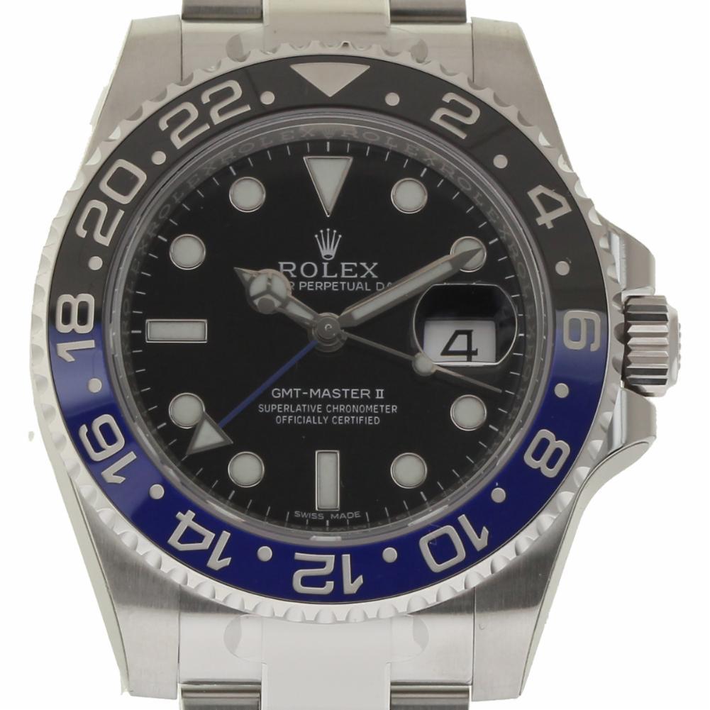 Rolex New GMT-Master II 116710 116710BLNR Steel Batman Box/Paper/Warranty #RL19
