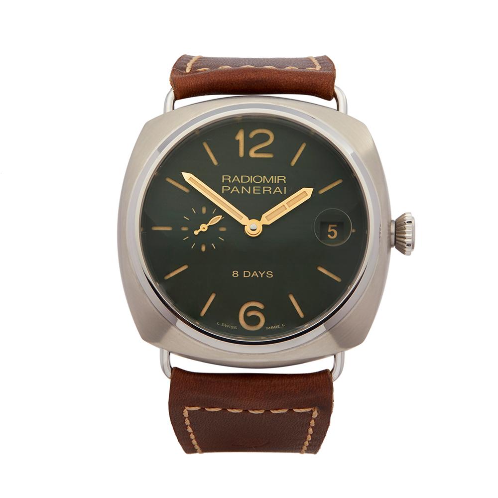 2017 Panerai Radiomir 8 Days Titanio Boutique Titanium PAM00735 Wristwatch