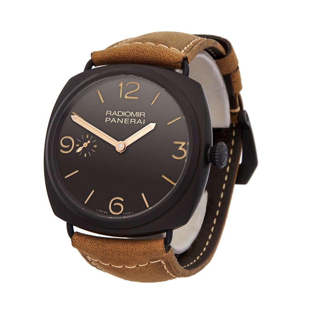 Contemporary 2018 Panerai Radiomir Stainless Steel PAM00504 Wristwatch
 *
 *Complete with: Box, Manuals & Guarantee dated 7th April 2018
 *Case Size: 47mm
 *Strap: Black Leather
 *Age: 2018
 *Strap length: Adjustable up to 20cm. Please note we can