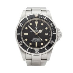 Vintage 1984 Rolex Sea-Dweller Matte Dial Stainless Steel 16660 Wristwatch