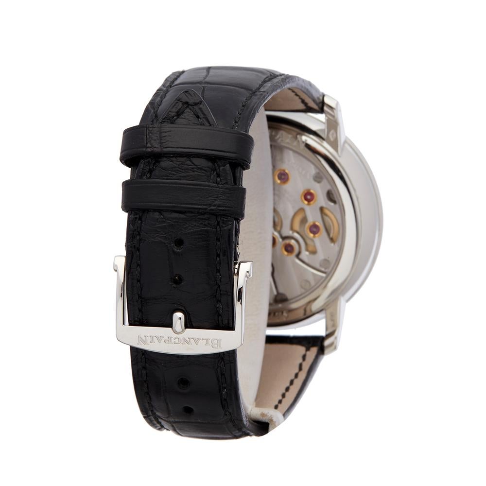2012 Blancpain Villeret 5 Jours Platinum 6613-3403-55B Wristwatch 1
