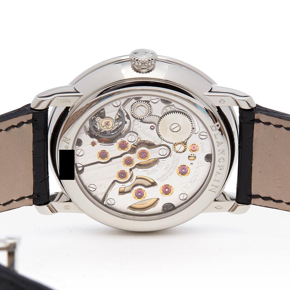 2012 Blancpain Villeret 5 Jours Platinum 6613-3403-55B Wristwatch 2