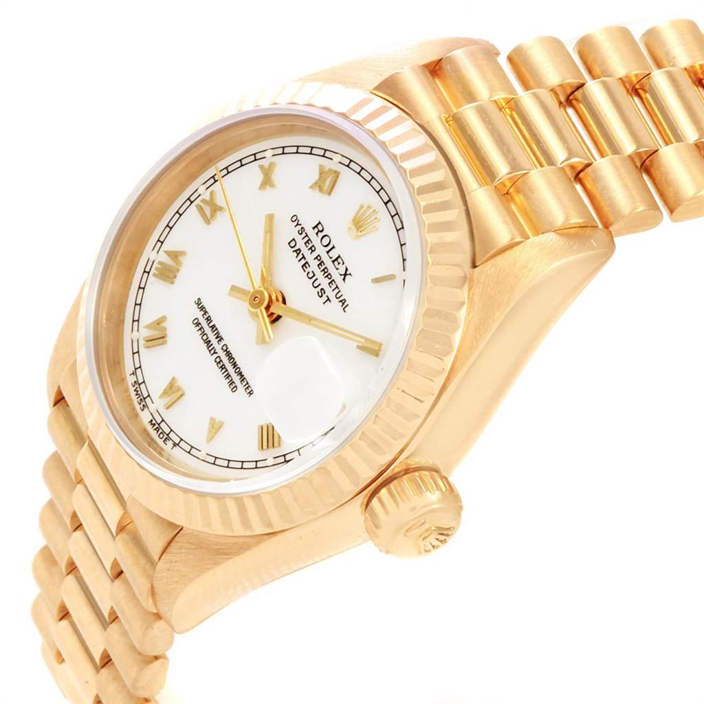 Rolex President Datejust 26 Yellow Gold Ladies Watch 69178 Box 2