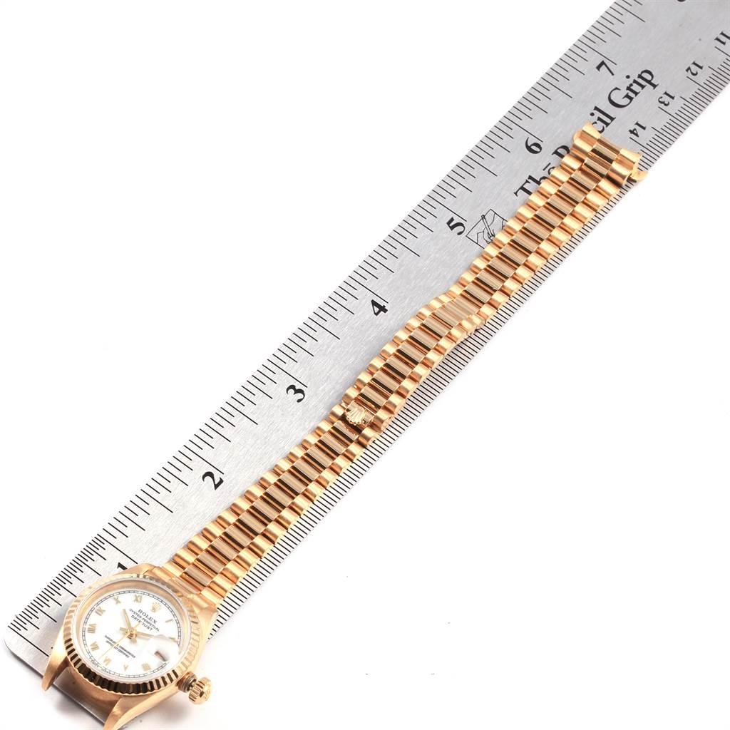 Rolex President Datejust 26 Yellow Gold Ladies Watch 69178 Box 7