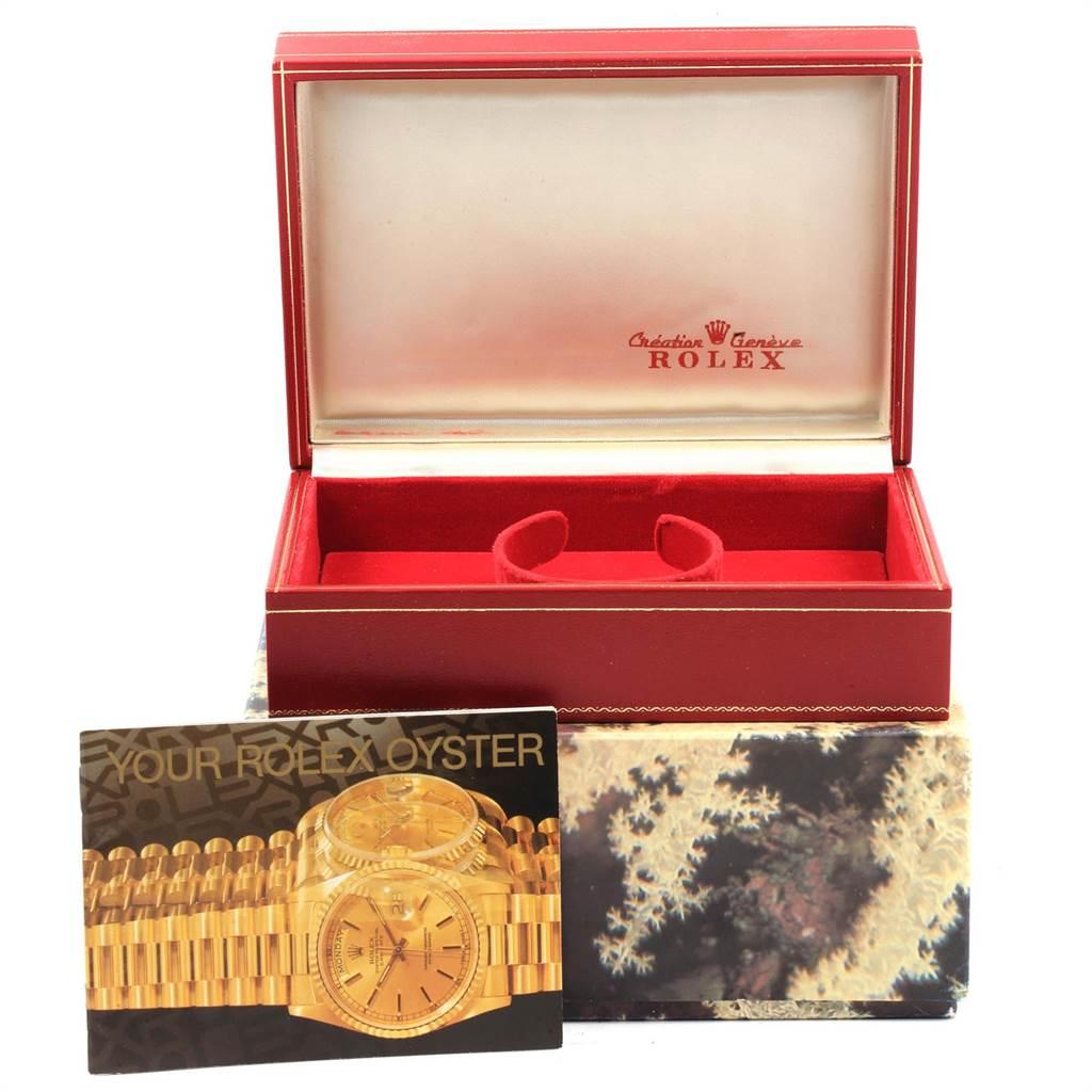 Rolex President Datejust 26 Yellow Gold Ladies Watch 69178 Box 8
