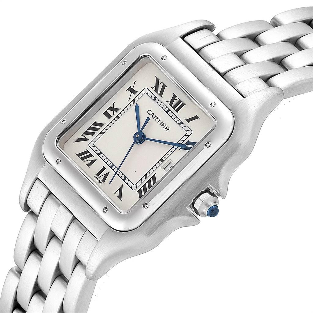 Cartier Panthere Jumbo Stainless Steel Men's Watch W25032P5 2
