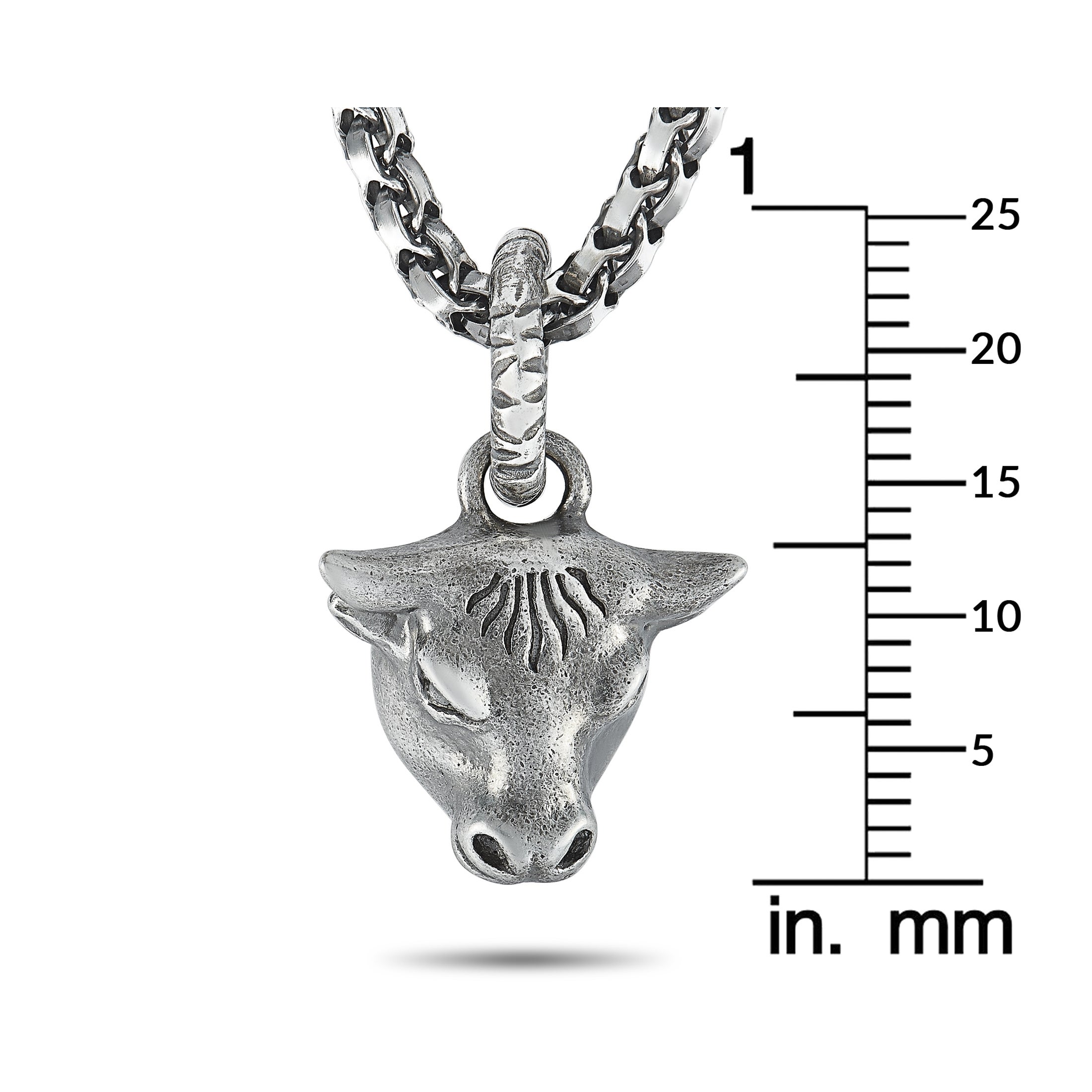 gucci bull head necklace